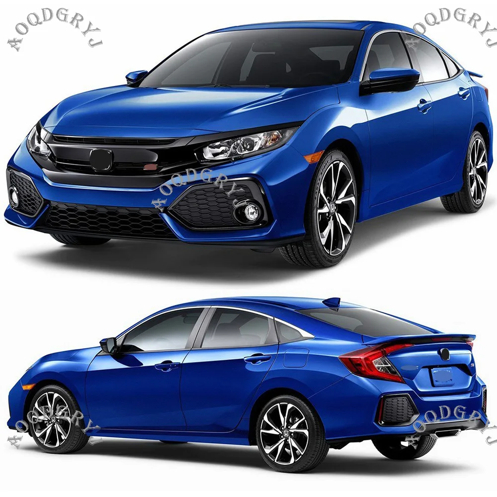 

Unpainted Car Modification upgrade SI style Conversion Body kit For Honda 10th Gen Civic FC1 4DR SEDAN 2016-2018 Car styling