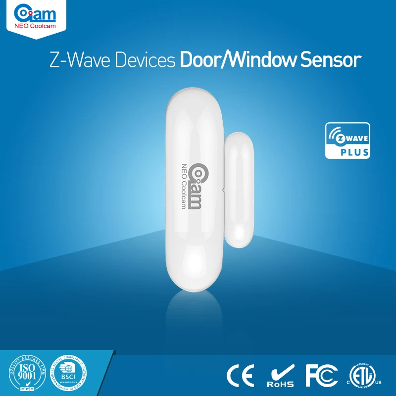 NEO Coolcam NAS DS01Z Smart Home Z Wave Plus Door Window Sensor Compatible with Z wave