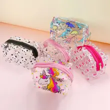 PVC Cartoon Women Cosmetic Bag Portable Travel Makeup Pouch Bag Toiletry Clutch Mini Zipper Professional Make Up Case Beauty
