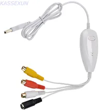 Захват аудио, видео конвертер карты для windows и mac, аналоговый преобразователь ТВ Видео Аудио для цифровой экономии в ПК