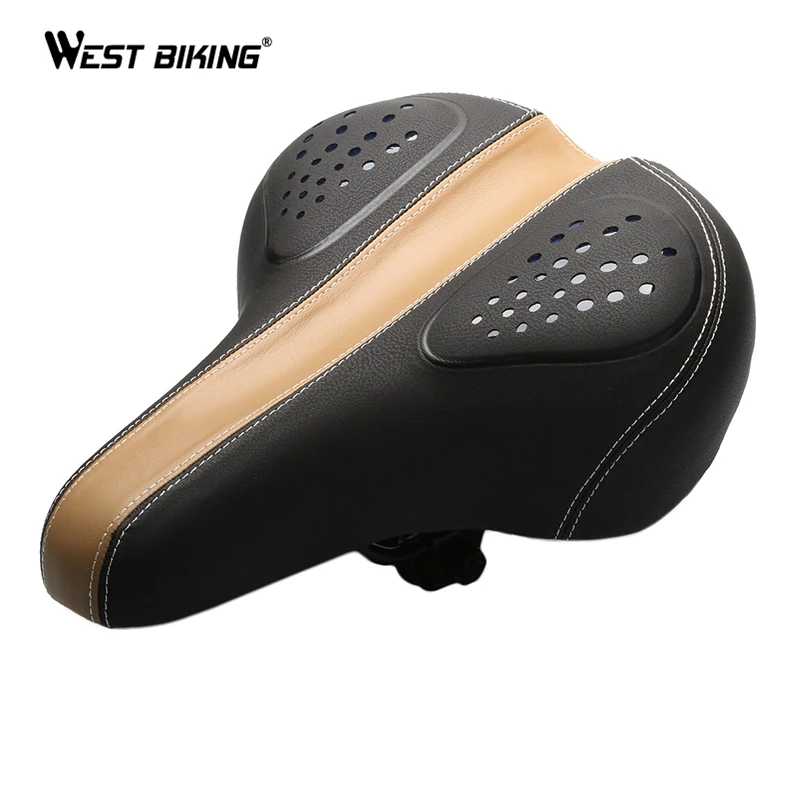 

WEST BIKING Bike Saddle Bicycle Cycling Seat Soft Cushion Pad Comfort Mountain Sporty Wide Big Bum Pad Bike Bicycle Saddle Seat