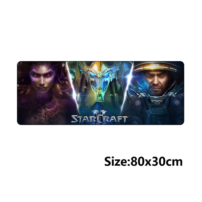 800*300 большой игровой коврик для мыши starcraft 2 800*300 мм оверлок ПК игровой для starcraft2 игровой коврик для мыши Скорость - Цвет: A