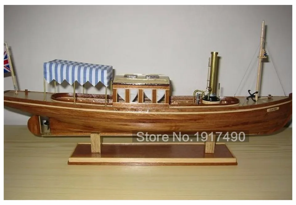 Деревянный корабль модели Наборы DIY хобби поезд Развивающие игрушки модель лодки деревянные 3d лазерной масштаб 1/26 Louise без. Викторианский