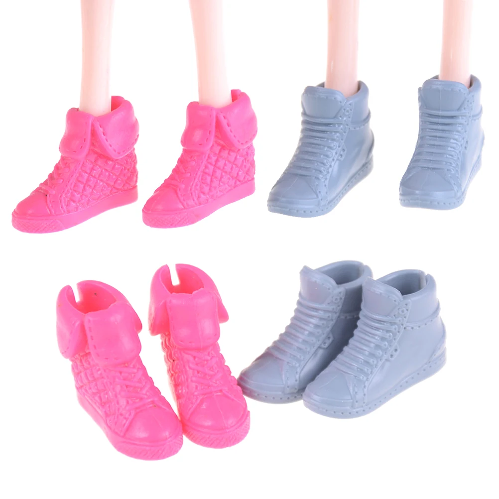 1Pair/2Pcs Fashion Beautiful Shoes For Barbie 1/6 Doll Shoes Kids Gifts