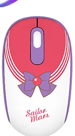 Kawaii мультфильм Сейлор Мун беспроводная мышь красота девушка розовый офис ноутбук игры мыши домашний компьютер оптическая мышь - Цвет: 04