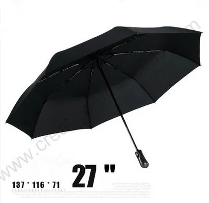 Автоматический Открытый Автоматический закрывающийся зонтик из вольфрамовой стали Небьющийся самозащитный мини-гольф-автомобиль бизнес-зонтик - Цвет: 116cm diameter