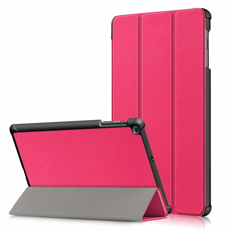 Ultra Slim Flip Стенд Магнитная Smart Case для Samsung Galaxy Tab 10,1 2019 SM-T510 SM-T515 Закаленное стекло пленка для T510 + стилус