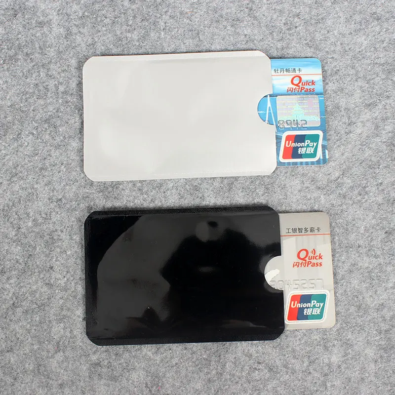 5 шт./лот Блокировка цвета Rfid считывателя держатель для карт чехол банковских
