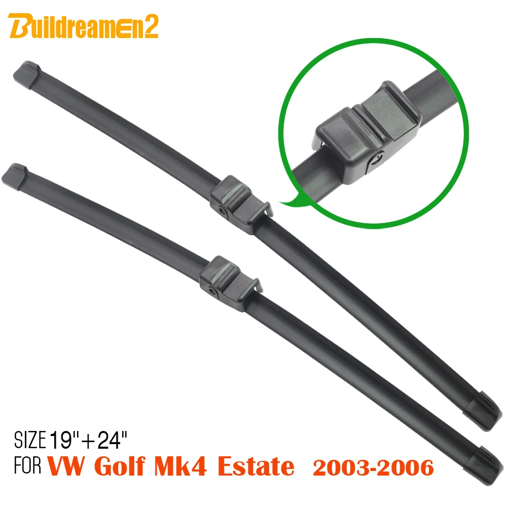 Buildreamen2 1 Pair Car Window Windshield Soft Rubber Wiper Blade