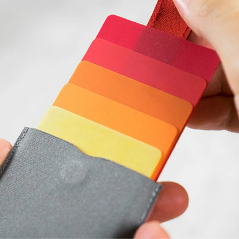 Новое поступление DAX V2 мини тонкий портативный держатель для карт вытянутый дизайн мужской кошелек градиентный цвет 5 карт деньги короткий женский кошелек