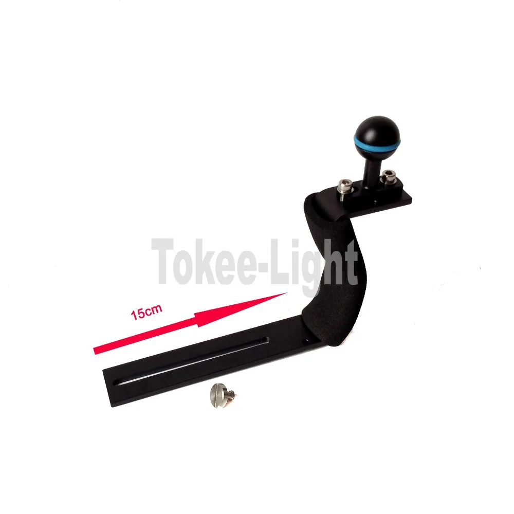 

Long Z type Diving tray handle with base adapter arm system bracket for underwater photo diving housing flashlight
