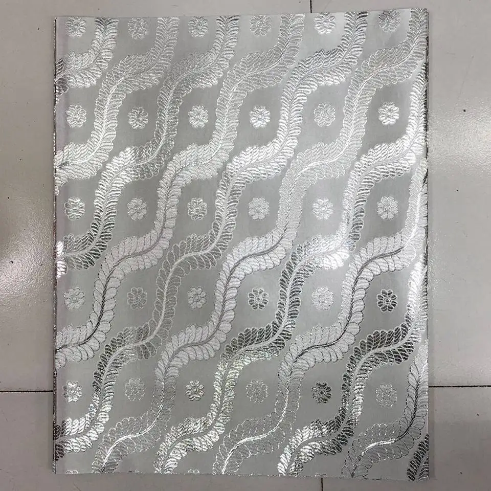 

Silver African Sego Gele Headtie African Head Tie,2 pcs Set Nigeria Wedding Headtie Nigeria Headwear LXL-36-6