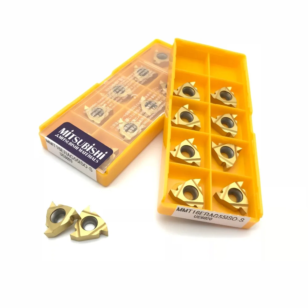 10pcs Lathe tool MMT16ERAG55 UE6020 high quality thread metal turning tool carbide tool MMT16ER CNC parts