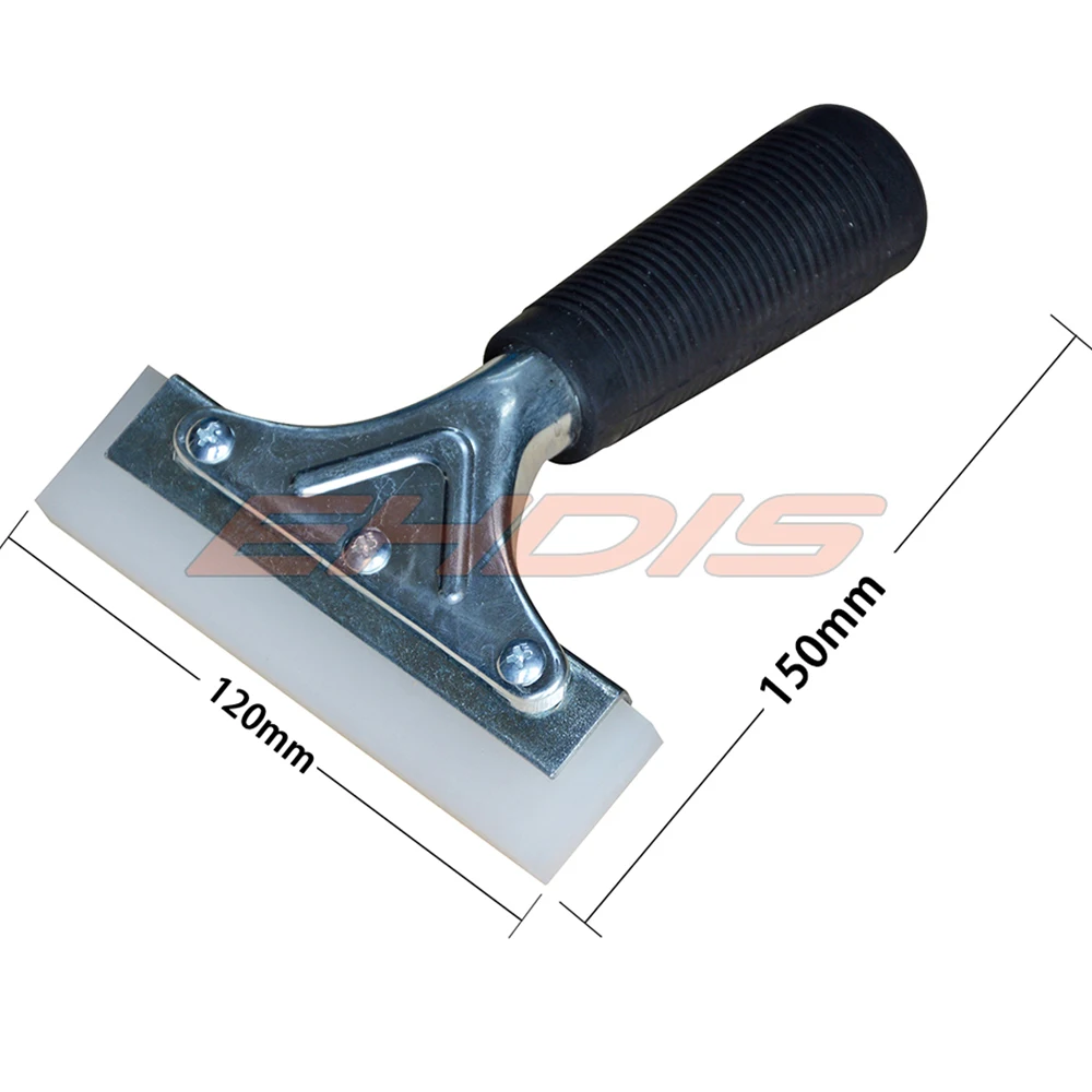 EHDIS квадратный-Обрезной силиконовые водный стеклоочиститель скребок Резиновая Ручка скребка толщиной ТПУ лезвие, стикер для удаления клея инструмент для чистки автомобилей