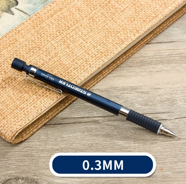 Staedtler автоматический карандаш 925 25/35 Металл Рисунок деятельность карандаш 0.3/0.5/0.7/0.9/2.0 мм записи ручка - Цвет: 1pcs 03mm blue