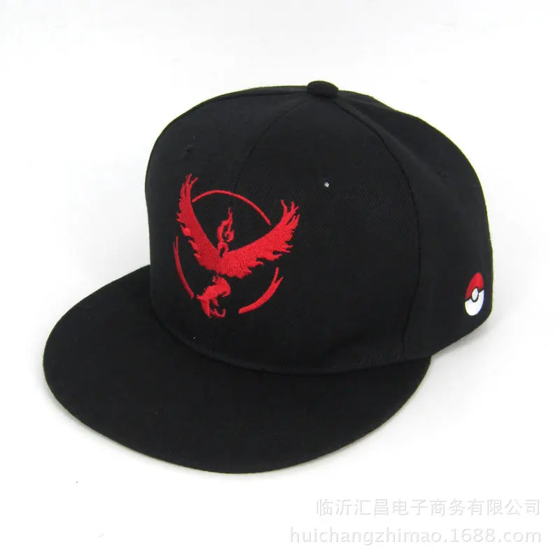 CDFNCG Лето Snapback поп вышивка Покемон Go Snapback хип хоп Хлопок Уличная бейсболка шляпа от солнца папа для мужчин и женщин