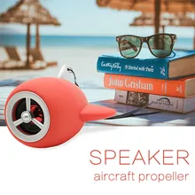 Itek Mini Cute Portable Wireless Bluetooth Speaker Aircraft propeller Design Speakers Hands-free Call Support TF Card FM Radio