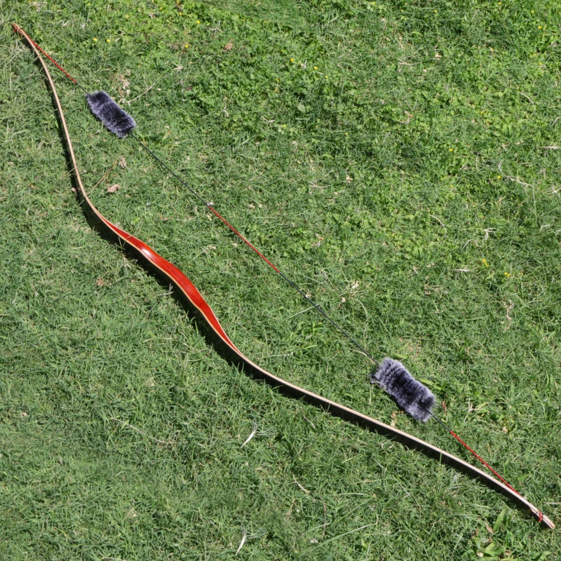 30 50lbs Archery Handmade Traditional Longbow Wooden Hunting Target