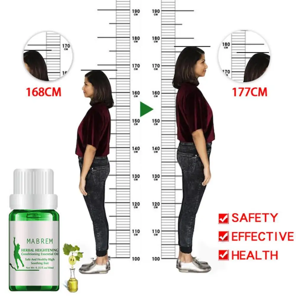 

Natural Bone Growth Essential Height Increasing Oil Fast Grow Taller Health Care Increasing Height Foot Massage Essential Oil
