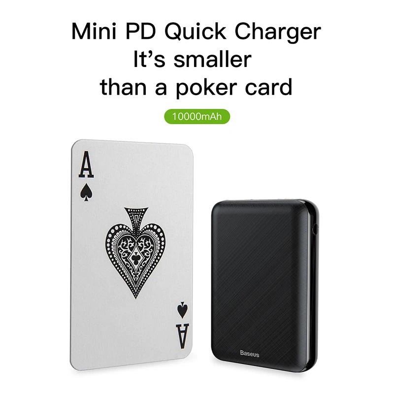 Baseus Mini Power Bank 10000mAh LCD Display PD Type-C Fast Charging Power Bank Portable Charger Tiny External Battery Poverbank Baseus Mini Power Bank 10000mAh LCD Display PD Type-C Fast Charging Power Bank Portable Charger Tiny External Battery Poverbank