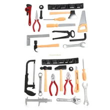 Пластиковый строительный инструмент набор для детей Diy образовательное Строительство игрушки JUL26_17