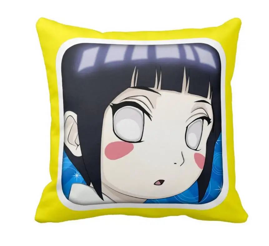 Hyuga Hinata аниме вентилятор прочный 33 см x дюймов глянцевый чехол для подушки (две