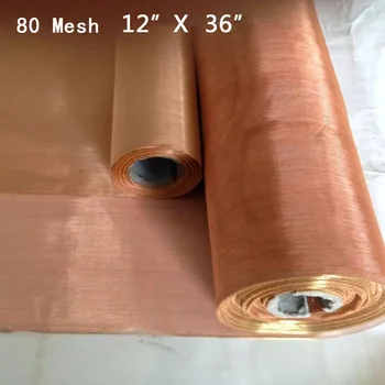 

Filter Screen Sale 12*36inches Copper 80 Mesh 200 Micron Dry Sift Filter Screen .0047 Wire H1 Filter Screen for Dry Sifting DIY