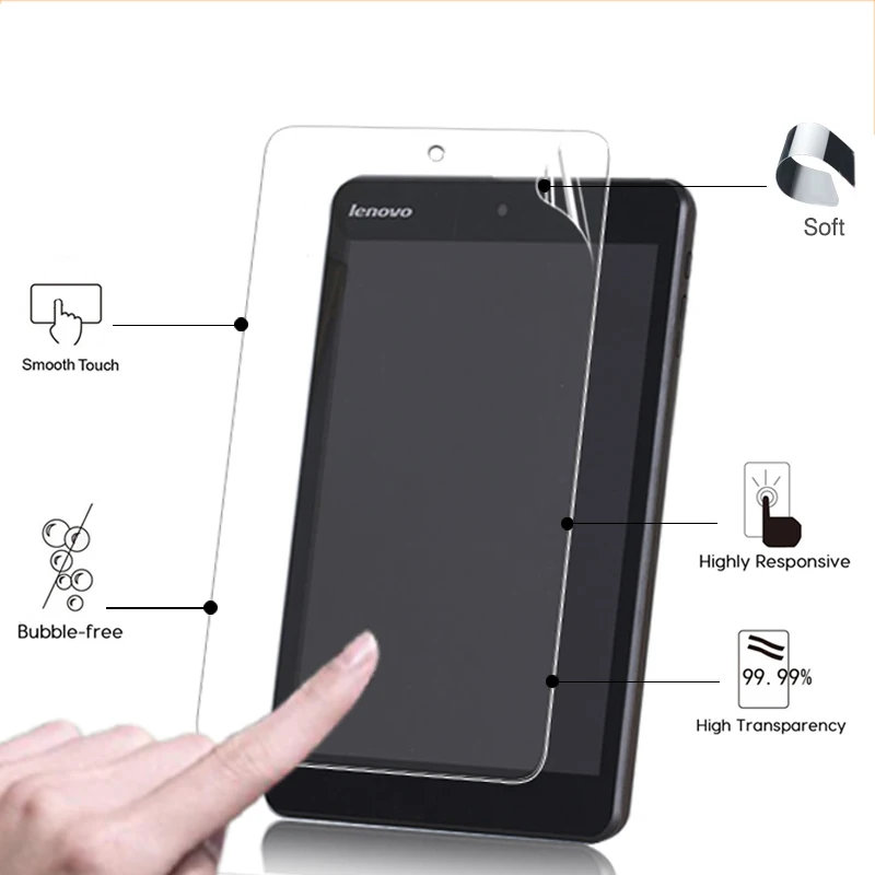 

Best quality high Clear Glossy screen protector film For Lenovo Miix 3-830 7.85" tablet front HD lcd screen protective films