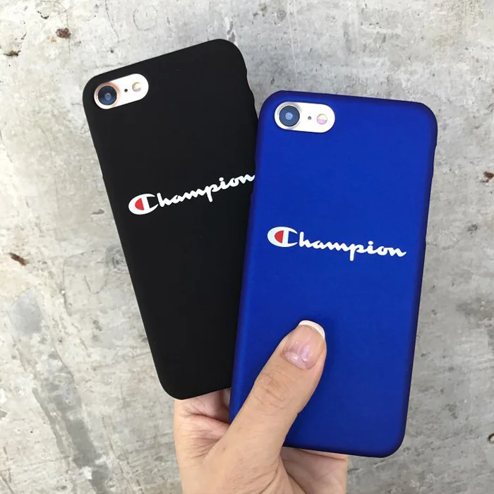 2017 New Champion Pattern Letters Hard Phone Case Cover