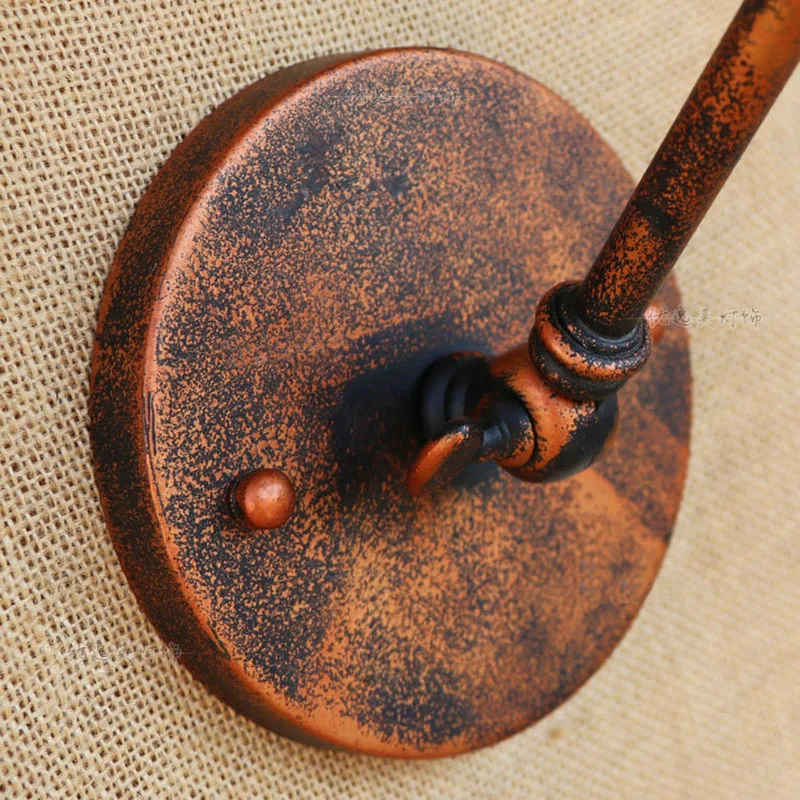 New Industrial Vintage Sconce Wall Lights with Flexible Long Arm Antique Wall Lamp Metal for Bedroom Bar Decorative Rust Color New Industrial Vintage Sconce Wall Lights with Flexible Long Arm Antique Wall Lamp Metal for Bedroom Bar Decorative Rust Color