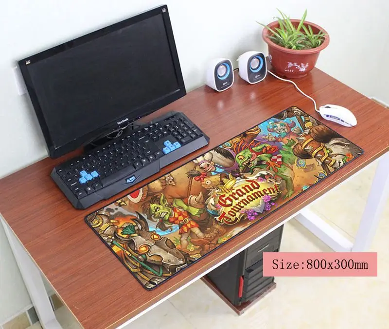 Hearthstone mauspad 800x300mm pad maus notbook computer mauspad günstigste gaming padmouse gamer zu tastatur maus matten Preise