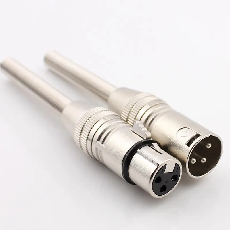 50pcs 25Male 25Female XLR Mic Plug Connector XLR Audio Cable Connector Mixer Microphone Plug
