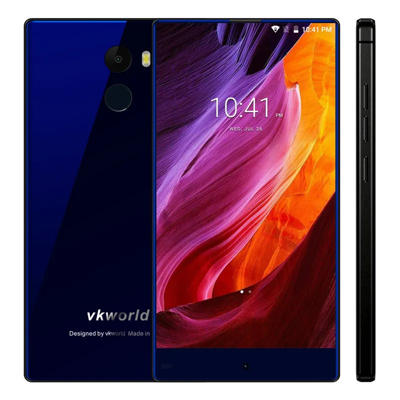 VKworld Mix Plus 4G мобильный телефон 5," полный экран 3 ГБ 32 ГБ Android7.0 MTK6737 13 МП+ 8 Мп отпечаток пальца 2850 мАч сотовые телефоны