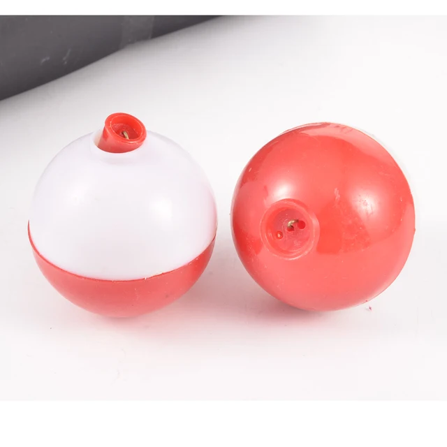 10Pcs/Lot Plastic Ball Fishing Float Round Fishing Tackle Lake Bobber