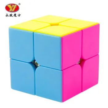 Newest Yongjun YJ Yupo 2x2x2 Profissional Magic Cube Competition Speed Puzzle Cubes Toys For Children Kids cubo magico