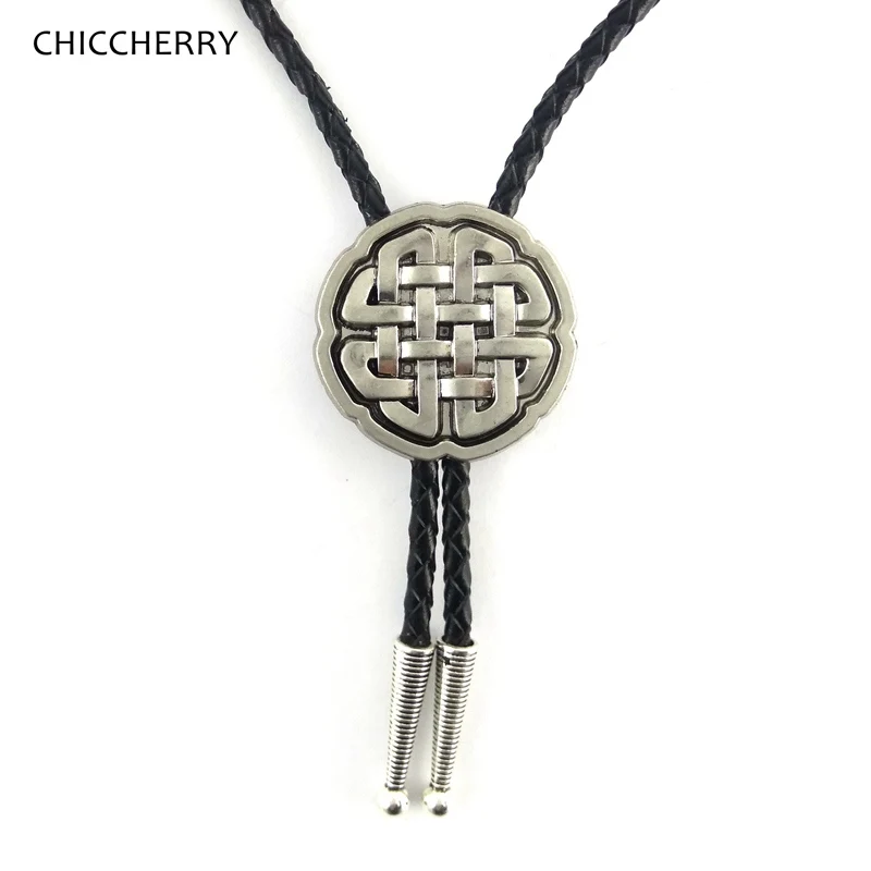 

Antique Silver Vintage CelticKnot Western Cowboy Bolo Tie Novelty Necktie for Wedding Party Men Women Fashion Gift Accessories