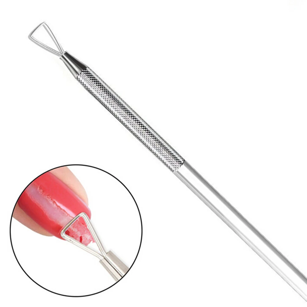 Гель лак для ногтей из нержавеющей стали удаления кутикулы|stainless steel cuticle remover|cuticle