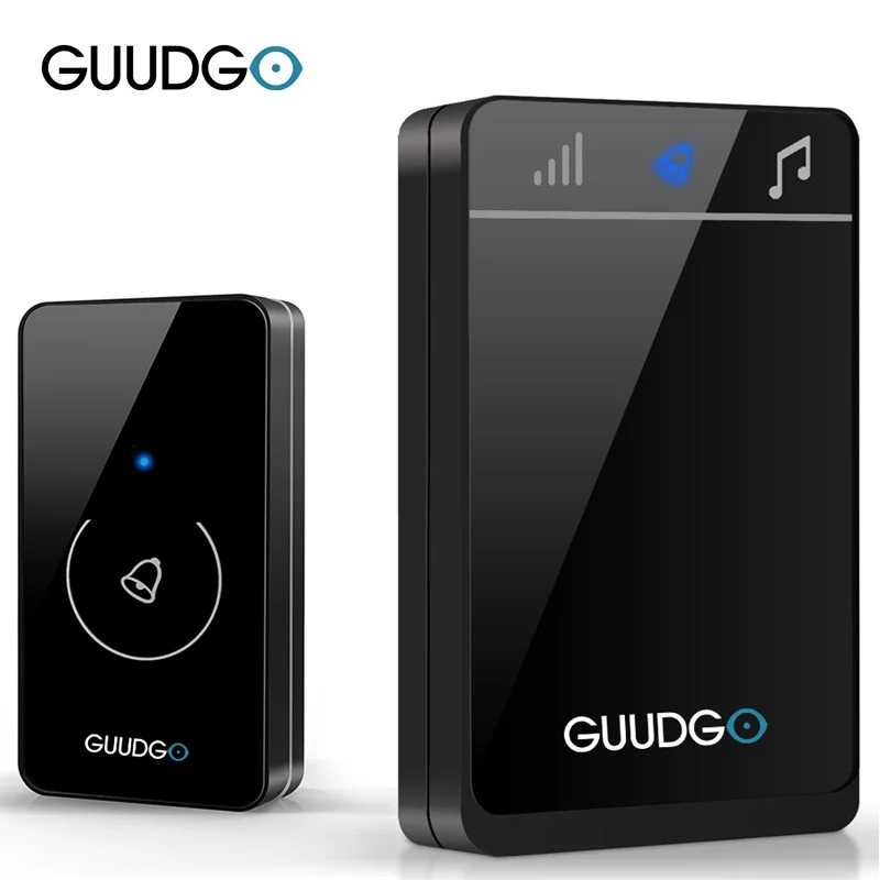 

GD-MD01 Wireless Touch Screen Music Doorbell Portable Waterproof Doorbell 52 Melody Chime for Home Security