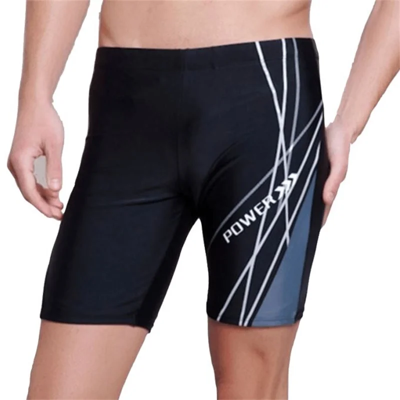 

Arena Trunks Swimwear Men Swimsuit Sunga 2019 Competitive Sport Swim Bathing Suit Drag Reduction Bather Pool Tight Shorts Black