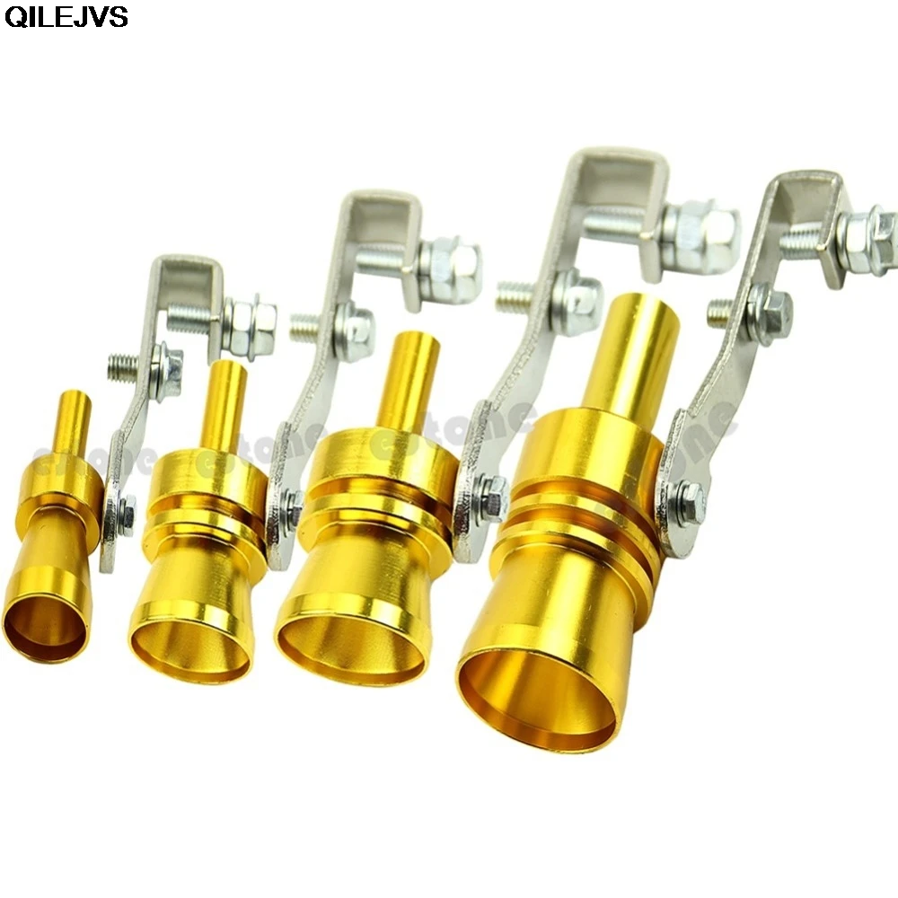 Universal Turbo Sound Exhaust Whistle//Fake Blow Off BOV Simulator Golden S B
