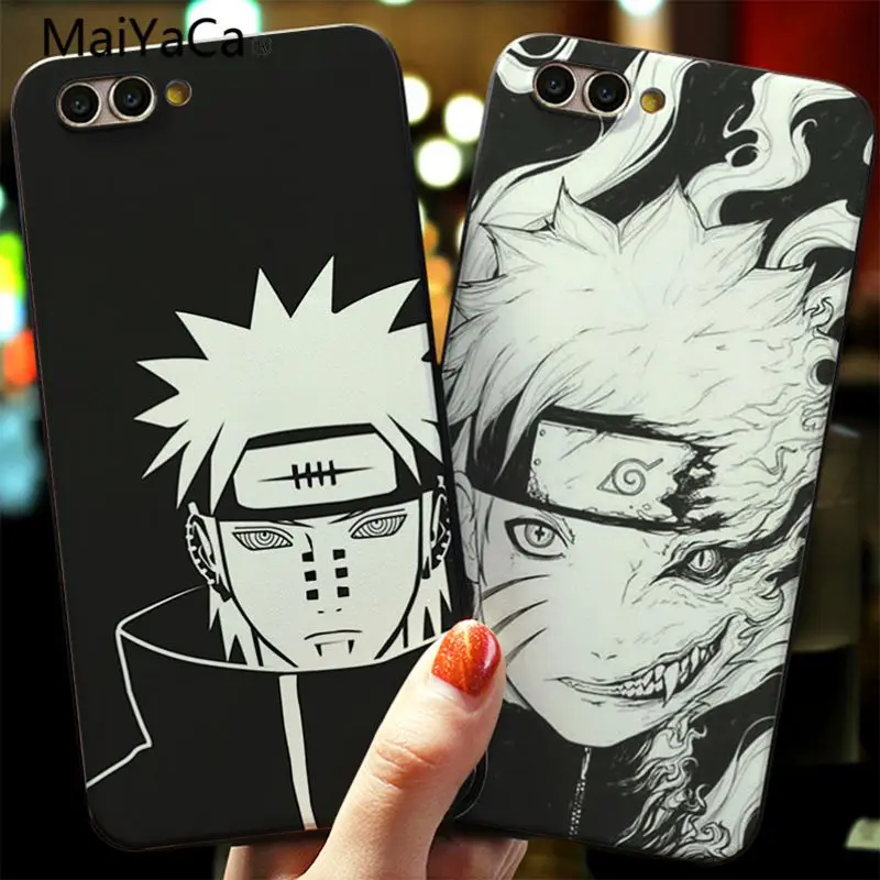 Оригинальный Мягкий силиконовый чехол MaiYaCa Naruto для Huawei Honor 9 10 mate9 mate10 P9 P10 plus P20pro