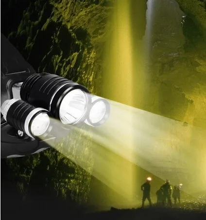 Perfect 3000 Lumens 10W High Power CREE 3 Head XML T6 LED Bicycle Bike White Light lights Head Lamp 2 in 1 Aluminum alloy Waterproofing 8 Perfect 3000 Lumens 10W High Power CREE 3 Head XML T6 LED Bicycle Bike White Light lights Head Lamp 2 in 1 Aluminum alloy Waterproofing 8