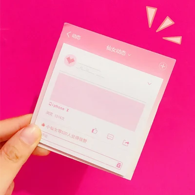 03 Прекрасный розовый memo pad Стикеры для планов, бумажные наклейки миньонов кавайный блокнот Канцтовары pepalaria офисные школьные принадлежности, блокноты - Цвет: 03