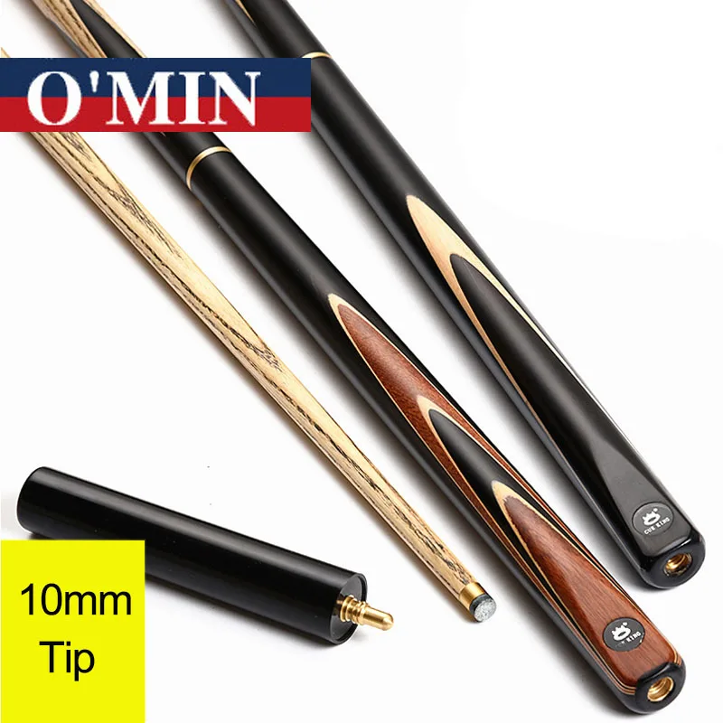 High Quality 3/4 Omin Snooker Cues 10mm Tips 3 4 Snooker Cues Case Set China 2017