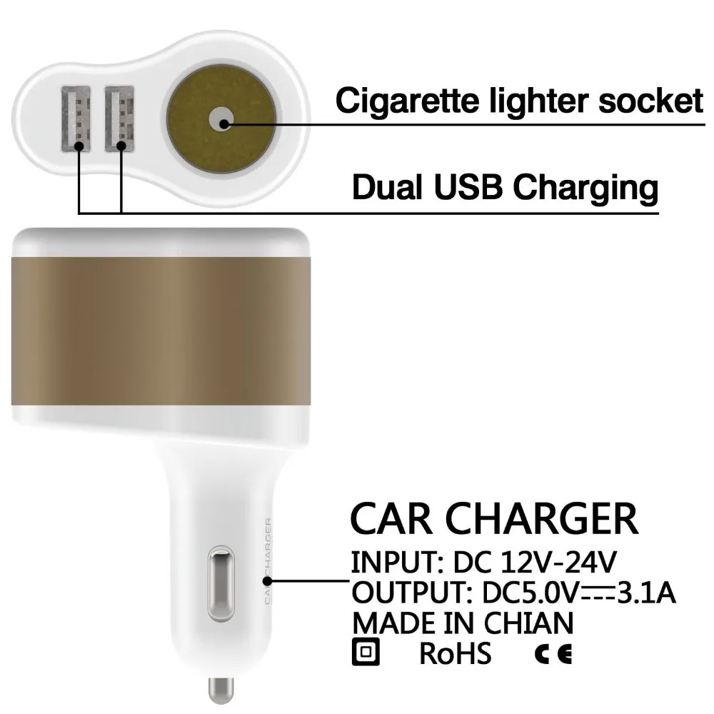 Car-Charger-Dual-Port-Usb-Car-Charger-cigarette-lighter-Retractable-USB-Cable-Portable-For-iphone-xiaomi-ipad-huawei-meizu-3-in-1-charging-3-1-A-fast-charging (3)