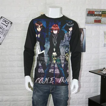 

Cosplay Anime Unisex Tokyo Ghoul Print T-shirts Kaneki Ken Long Sleeve T Shirt Kirishima Touka Tops Autumn Tees Clothes
