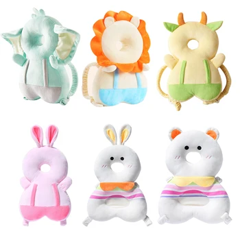 

Baby Cartoon Head Protection Pad Pillow Cute Anti Crash Toddler Care Headrest Infant Learning Walking Protection Pillow