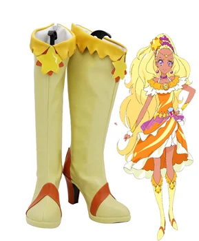 

Pretty Cure Precure Cure Soleil Star Twinkle Cosplay Shoes Long Boots For Girl Christmas Halloween Boots Custom Made