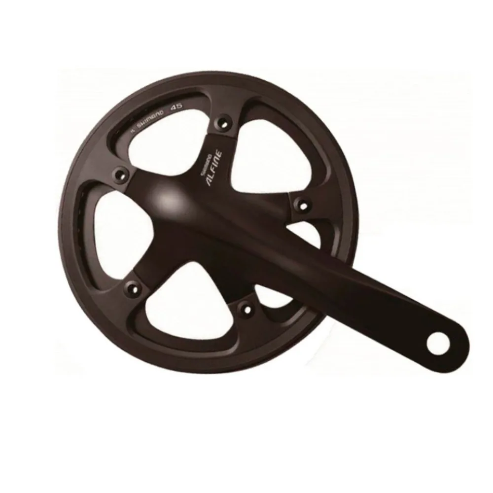 Оригинальный Shimano ALFINE FC S501 39 T/42 T/45 T серебристый/черный велосипед один/двойной