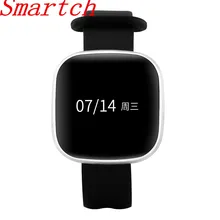 Smartch V8 Смарт часы Приборы для измерения артериального давления динамического сердечного ритма Мониторы SmartBand Фитнес трекер Шагомер Смарт Спорт Браслет